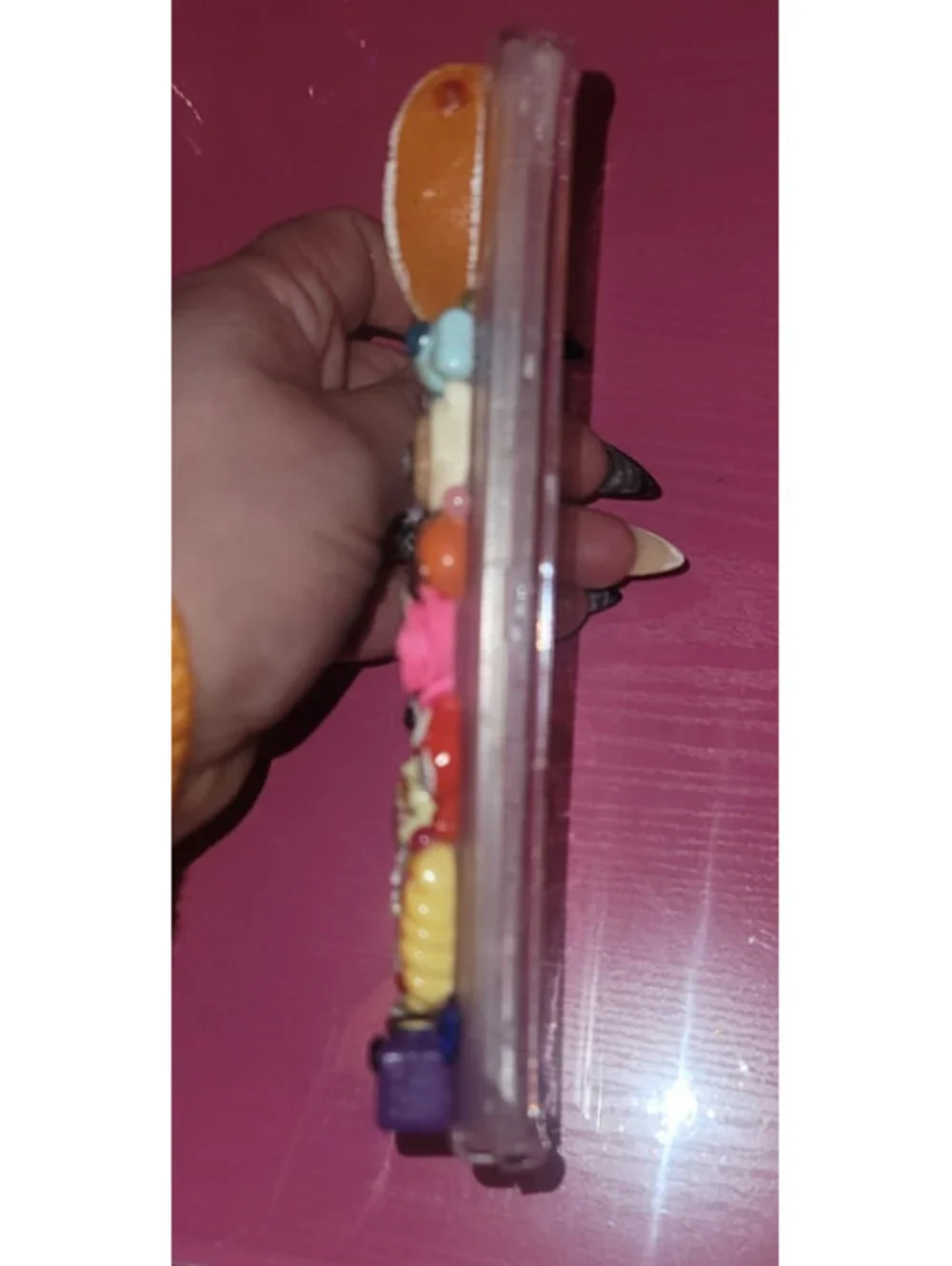 CUTE CHARMS GIRLY STUFF JUNK CASE NOTE 20 ULTRA CUSTOM MADE - AS IS -